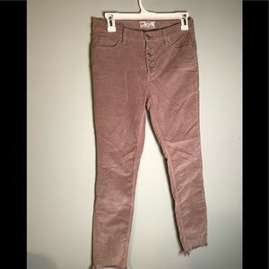 Free People tan corduroy pants